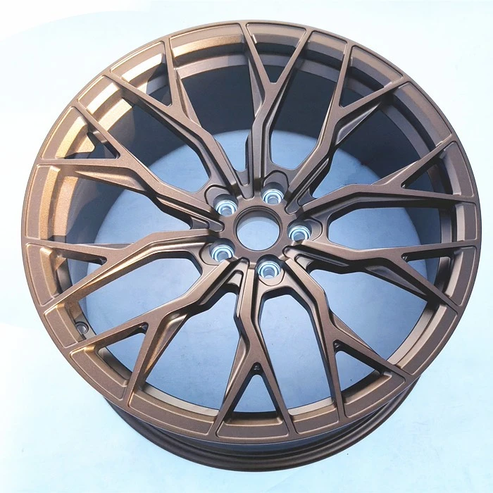 21inch 5x112 Matte Bronze Forged Car Wheels high quality